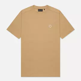 Мужская футболка MA.Strum Icon Embroidered ID, цвет бежевый, размер L