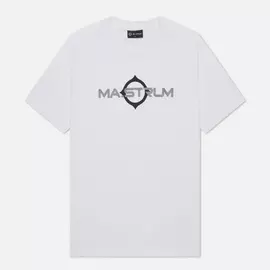 Мужская футболка MA.Strum Logo Print, цвет белый, размер XL