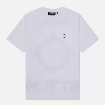 Мужская футболка MA.Strum Oversized Back Logo Print, цвет белый, размер XXXL