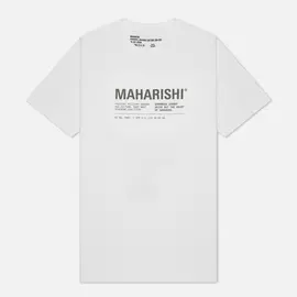 Мужская футболка maharishi Maha Miltype 21, цвет белый, размер XL