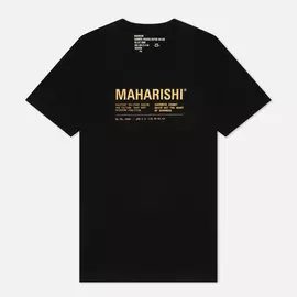 Мужская футболка maharishi Maha Miltype 21, цвет чёрный, размер L