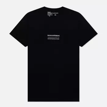 Мужская футболка maharishi Miltype Crew Neck, цвет чёрный, размер S