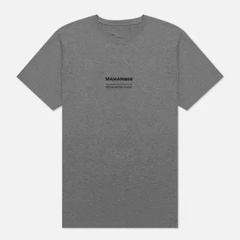Мужская футболка maharishi Miltype Crew Neck, цвет серый, размер XL