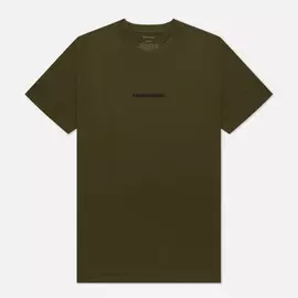 Мужская футболка maharishi Organic Military Type Embroidery, цвет оливковый, размер M