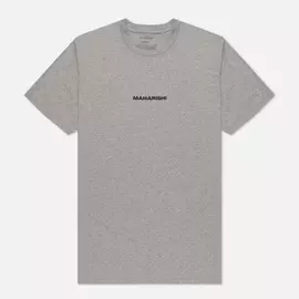 Мужская футболка maharishi Organic Military Type Embroidery, цвет серый, размер M