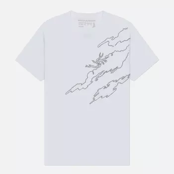 Мужская футболка maharishi Sparse Bonsai, цвет белый, размер L