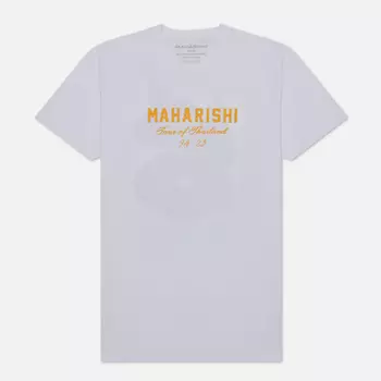 Мужская футболка maharishi Temple Naga, цвет белый, размер XXL