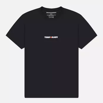 Мужская футболка maharishi Temporary Celeste, цвет чёрный, размер M