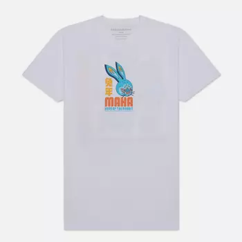 Мужская футболка maharishi x Allister Lee Year Of The Rabbit, цвет белый, размер XXL