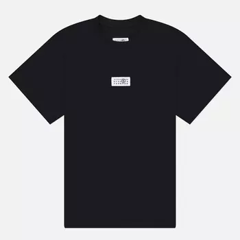 Мужская футболка Maison Margiela MM6 Numeric Signature, цвет чёрный, размер S
