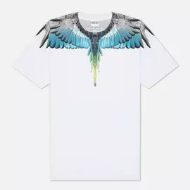 Мужская футболка Marcelo Burlon Wings Regular, цвет белый, размер XL