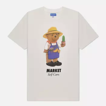 Мужская футболка MARKET Botanical Bear, цвет белый, размер XL