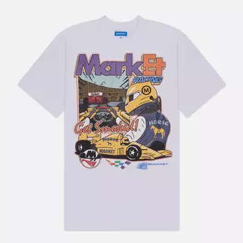 Мужская футболка MARKET Express Racing, цвет белый, размер XXL