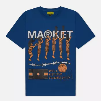 Мужская футболка MARKET Jump Shot, цвет синий, размер XL