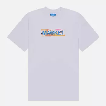 Мужская футболка MARKET Market Bar Logo, цвет белый, размер XXL