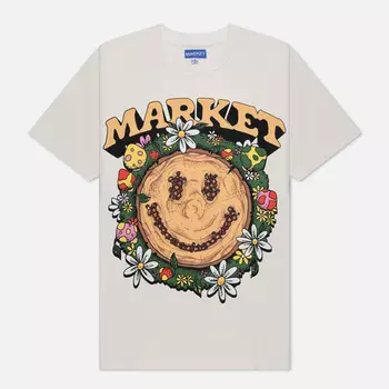 Мужская футболка MARKET Smiley Decomposition, цвет белый, размер M