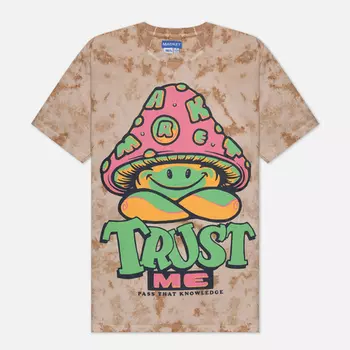 Мужская футболка MARKET Smiley Guide, цвет бежевый, размер S