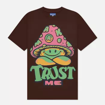 Мужская футболка MARKET Smiley Guide, цвет коричневый, размер S