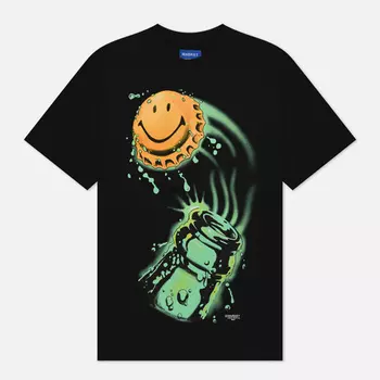Мужская футболка MARKET Smiley It Just Do, цвет чёрный, размер XXL