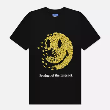 Мужская футболка MARKET Smiley Product Of The Internet, цвет чёрный, размер XL