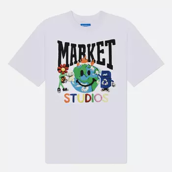 Мужская футболка MARKET Smiley Studios, цвет белый, размер XXL