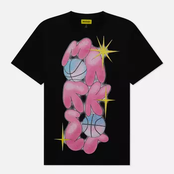 Мужская футболка MARKET Spacebols, цвет чёрный, размер XL