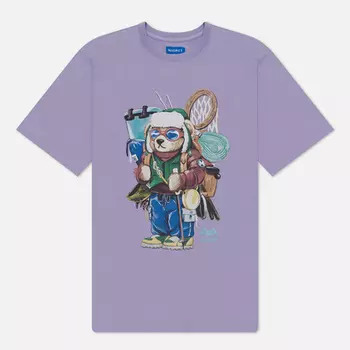 Мужская футболка MARKET Ultralight Bear, цвет фиолетовый, размер XXL