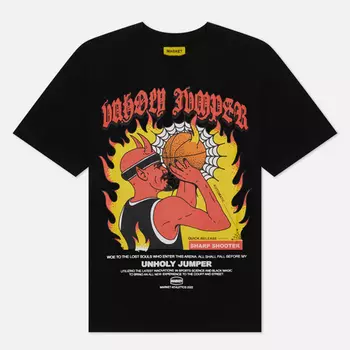 Мужская футболка MARKET Unholy Jumper, цвет чёрный, размер S