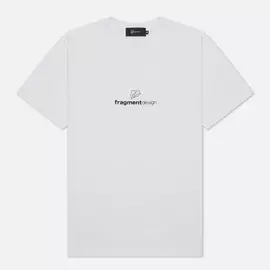 Мужская футболка Medicom Toy x fragmentdesign 2020 Logo, цвет белый, размер S
