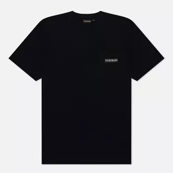 Мужская футболка Napapijri Morgex, цвет чёрный, размер S