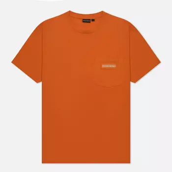 Мужская футболка Napapijri Morgex, цвет оранжевый, размер XXL