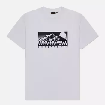 Мужская футболка Napapijri S-Quito, цвет белый, размер L
