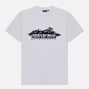 Мужская футболка Napapijri S-Racing, цвет белый, размер L