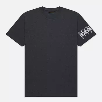 Мужская футболка Napapijri Sadas, цвет серый, размер M