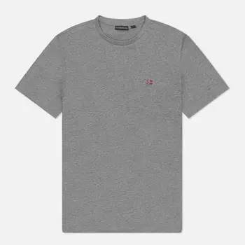 Мужская футболка Napapijri Salis Summer, цвет серый, размер XL