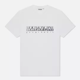 Мужская футболка Napapijri Sallar, цвет белый, размер M