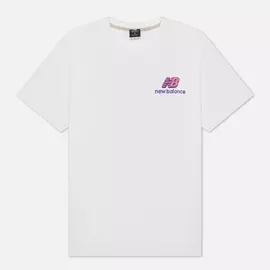 Мужская футболка New Balance Athletics Clash Graphic, цвет белый, размер XXL