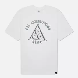 Мужская футболка Nike ACG NRG Hang Loose, цвет белый, размер S