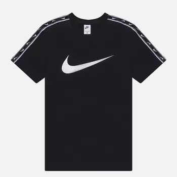 Мужская футболка Nike Repeat, цвет чёрный, размер S