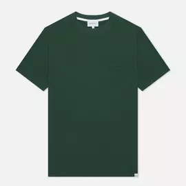 Мужская футболка Norse Projects Johannes Pocket, цвет зелёный, размер XL