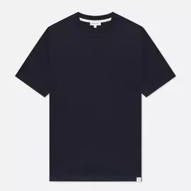 Мужская футболка Norse Projects Johannes Standard Pocket, цвет синий, размер S