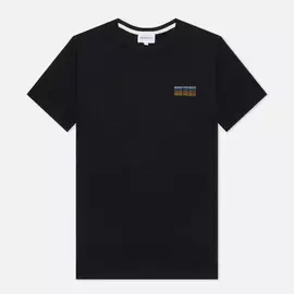 Мужская футболка Norse Projects Niels Logo Stack, цвет чёрный, размер S