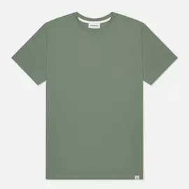 Мужская футболка Norse Projects Niels Standard, цвет зелёный, размер S