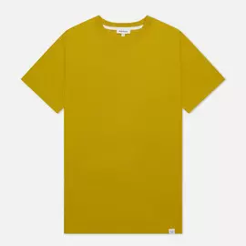 Мужская футболка Norse Projects Niels Standard Regular Fit, цвет жёлтый, размер XL