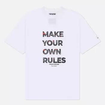 Мужская футболка Peaceful Hooligan Bass, цвет белый, размер XXL