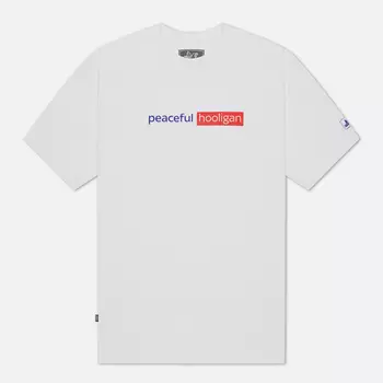 Мужская футболка Peaceful Hooligan Broadcast, цвет белый, размер XXL