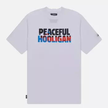 Мужская футболка Peaceful Hooligan Goal Kick, цвет белый, размер XXXXL