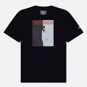 Мужская футболка Peaceful Hooligan My Little Friend, цвет чёрный, размер M