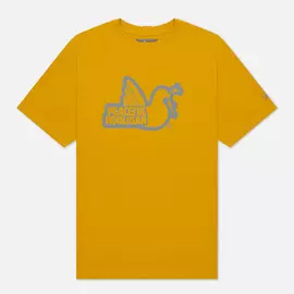 Мужская футболка Peaceful Hooligan Outline Dove, цвет жёлтый, размер XL