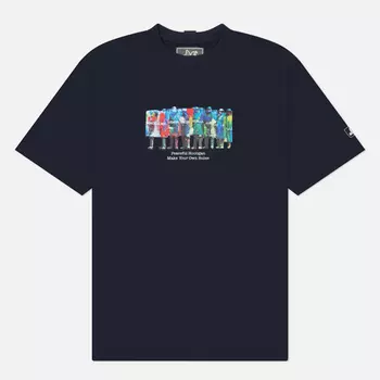 Мужская футболка Peaceful Hooligan Riot Colours, цвет синий, размер XXXL